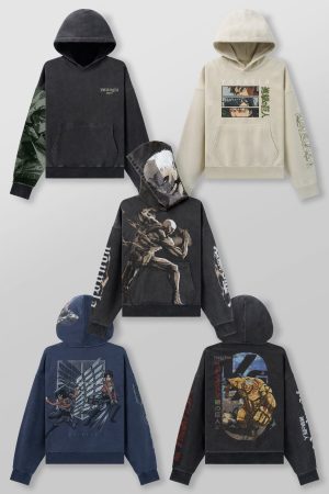 5129 - AOT©  x YLA Pullover Hoodies